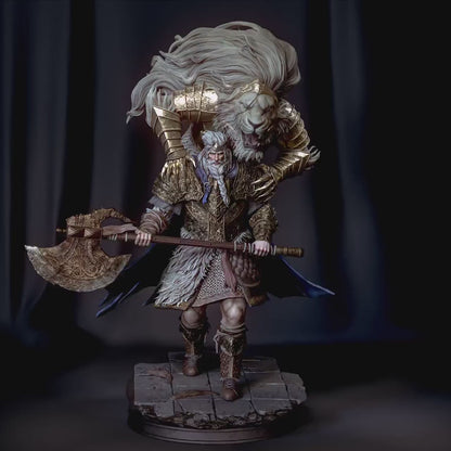 Chieftain of the Barrens | Resin Garage Kit Sculpture Anime Video Game Fan Art Statue | Bulkamancer Sculpts