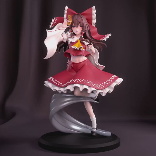 Shrine Maiden of Heaven | Resin Garage Kit Sculpture Anime Video Game Fan Art Statue | Bulkamancer Sculpts