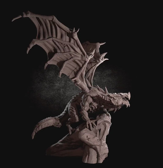 Twilight the Dragon | TABLETOP SCALE | D&D TTRPG Pathfinder Miniature | Bite the Bullet