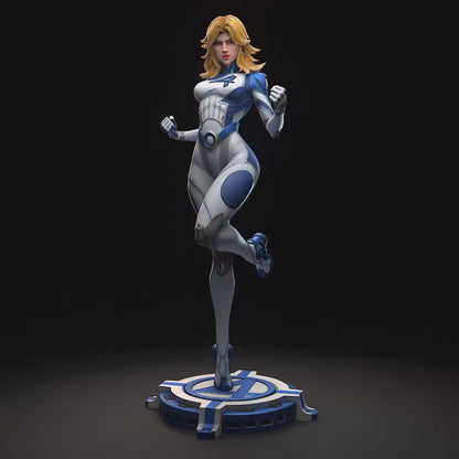 Invisible Heroine | Resin Garage Kit Sculpture Anime Video Game Fan Art Statue | h3LL creator