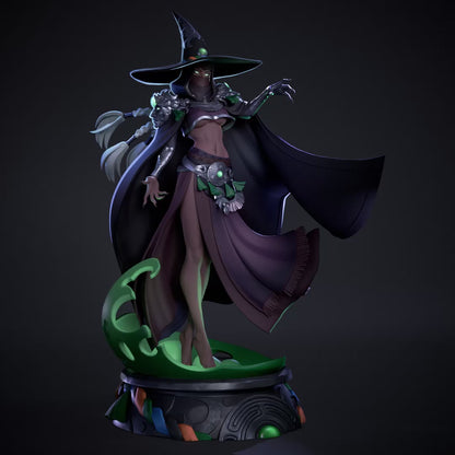 1:12 Goddess of Witchcraft | Resin Garage Kit Figure Game Fan Art | h3LL creator