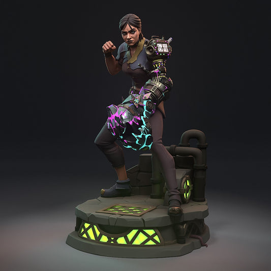 1:12 Hextech Brawler | Resin Garage Kit Figure Game Fan Art | h3LL creator