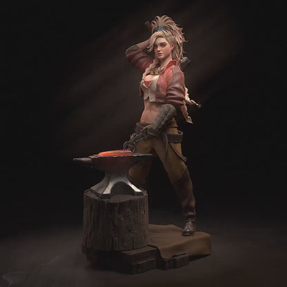 Monster Crafter | Resin Garage Kit Sculpture Anime Video Game Fan Art Statue | h3LL creator