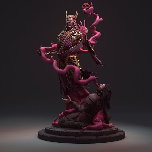 1:12 Lord of Whispers | Resin Garage Kit Figure Game Fan Art | h3LL creator