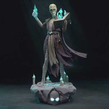 Keeper of Forgotten Lore | Resin Garage Kit Sculpture Anime Video Game Fan Art Statue | h3LL creator