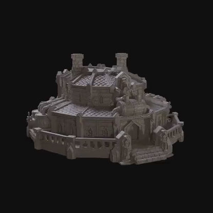 Dwarf Tavern | 28mm Scale Model Terrain | D&D TTRPG Playable 3D Printed Building | MiniatureLand
