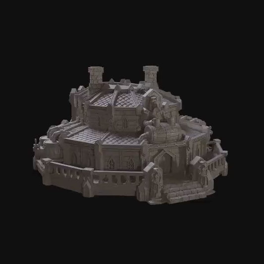 Dwarf Tavern | 28mm Scale Model Terrain | D&D TTRPG Playable 3D Printed Building | MiniatureLand