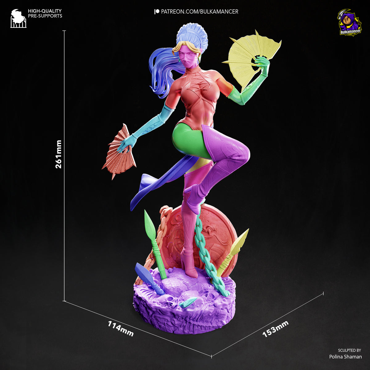 Princess Champion | Resin Garage Kit Figure | Bulkamancer Sculpts