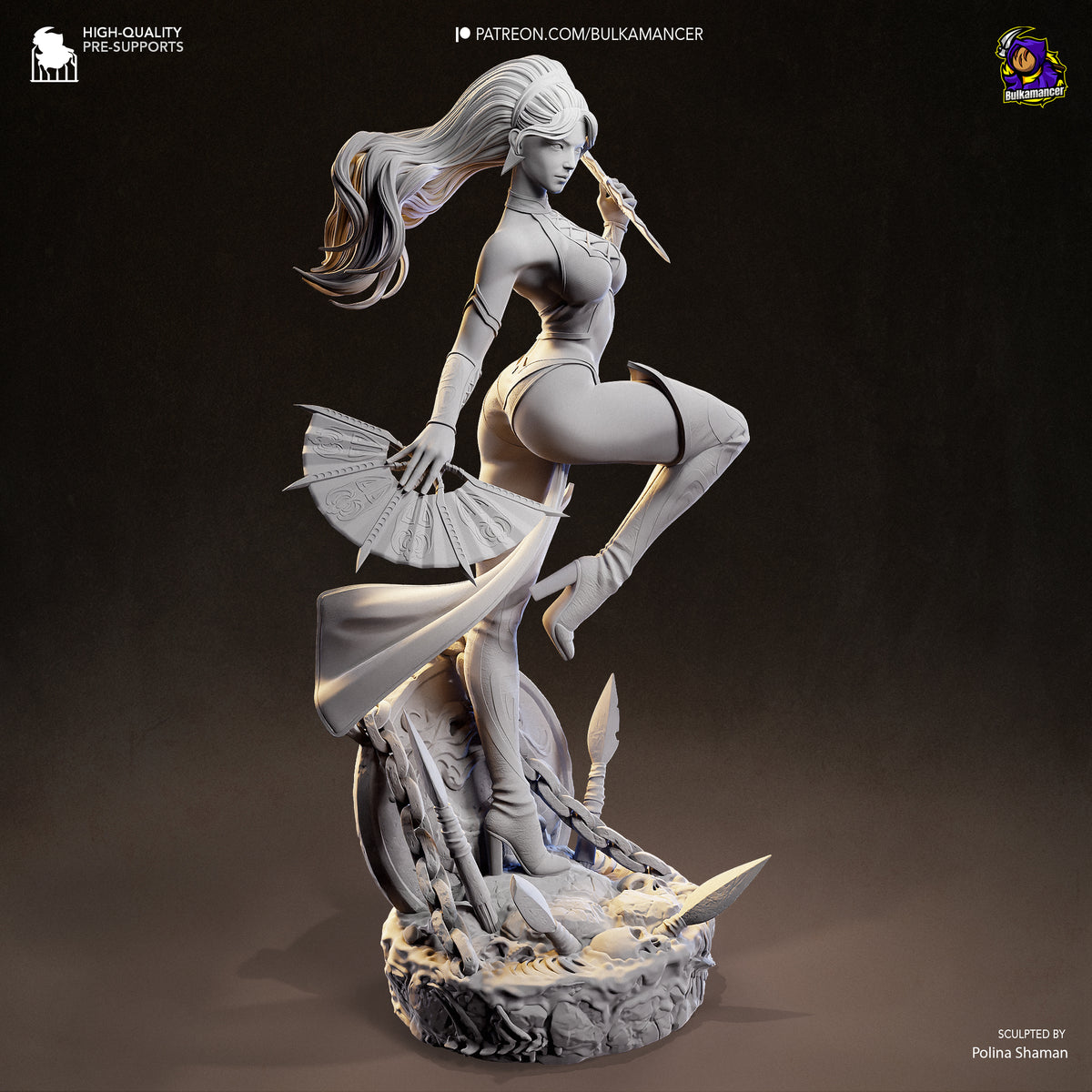 Princess Champion | Resin Garage Kit Figure | Bulkamancer Sculpts
