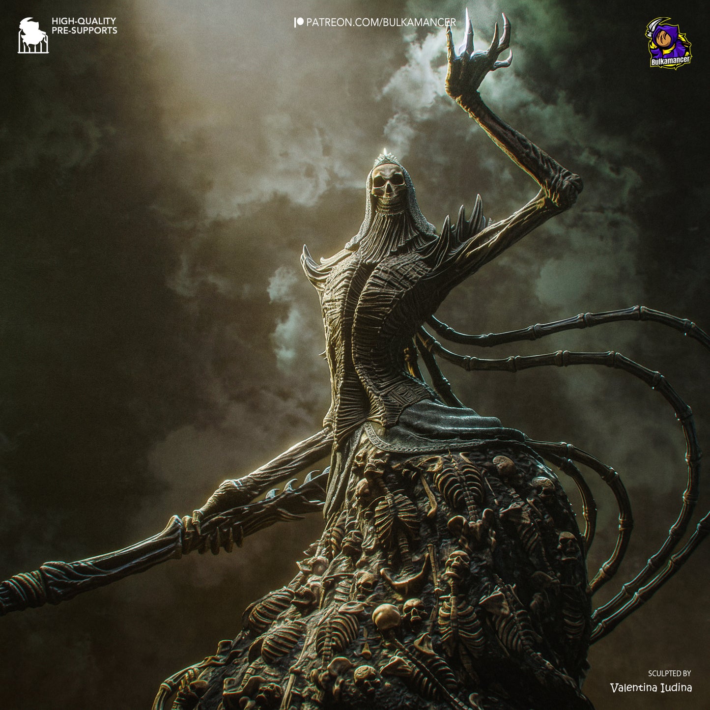 Queen of Want | Resin Garage Kit Figure | Bulkamancer Sculpts - Tattles Told 3D