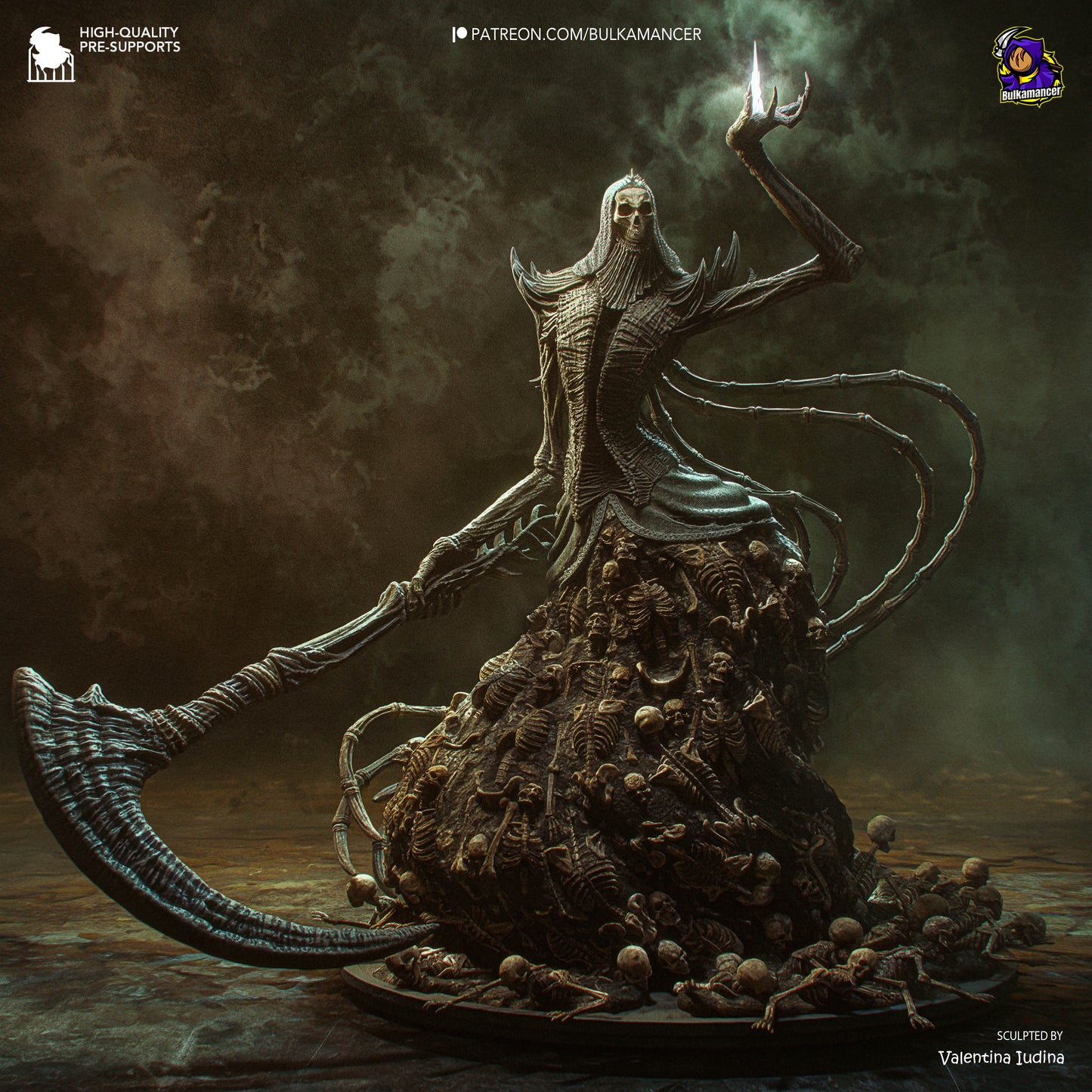 Queen of Want | Resin Garage Kit Figure | Bulkamancer Sculpts - Tattles Told 3D