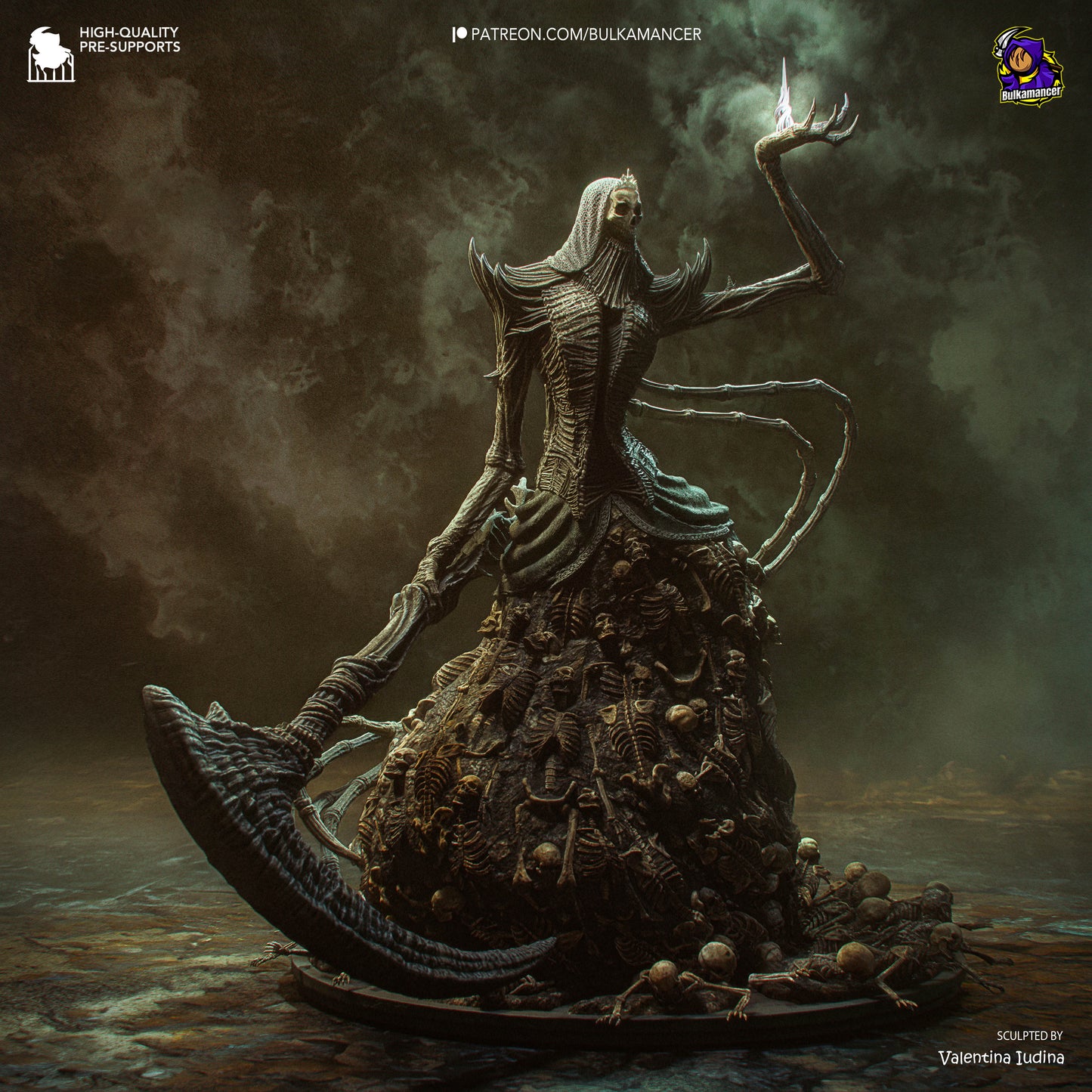 Queen of Want | Resin Garage Kit Figure | Bulkamancer Sculpts - Tattles Told 3D