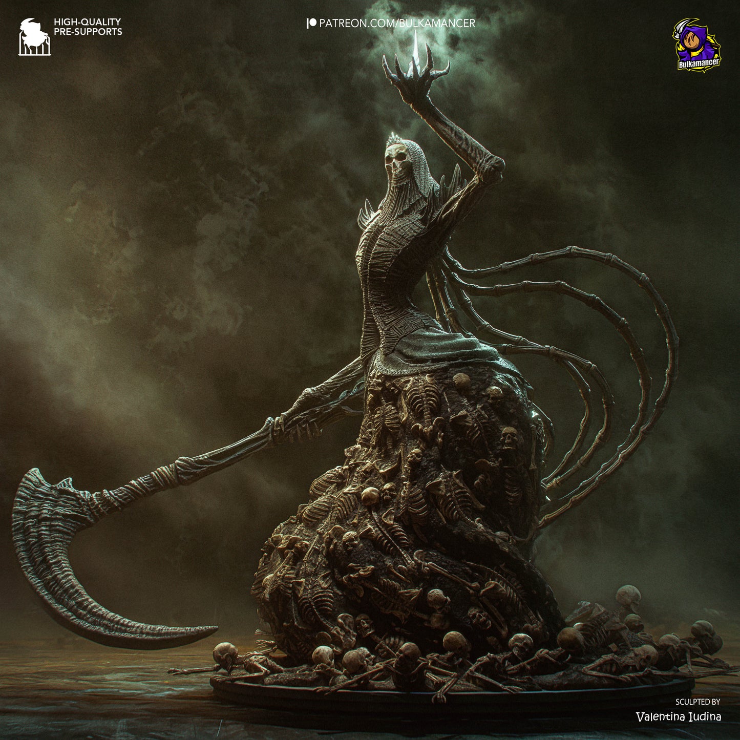 Queen of Want | Resin Garage Kit Figure | Bulkamancer Sculpts - Tattles Told 3D