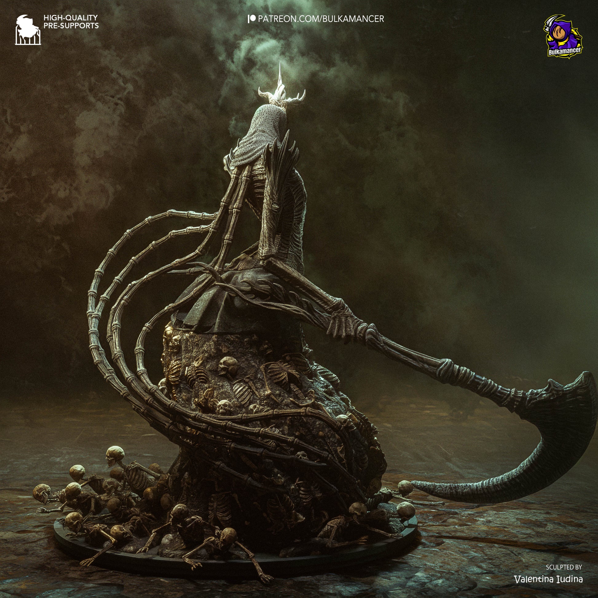 Queen of Want | Resin Garage Kit Figure | Bulkamancer Sculpts - Tattles Told 3D