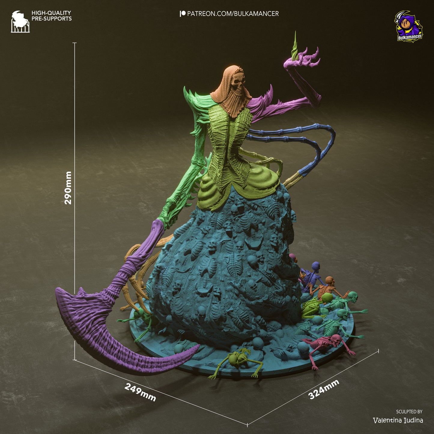 Queen of Want | Resin Garage Kit Figure | Bulkamancer Sculpts - Tattles Told 3D