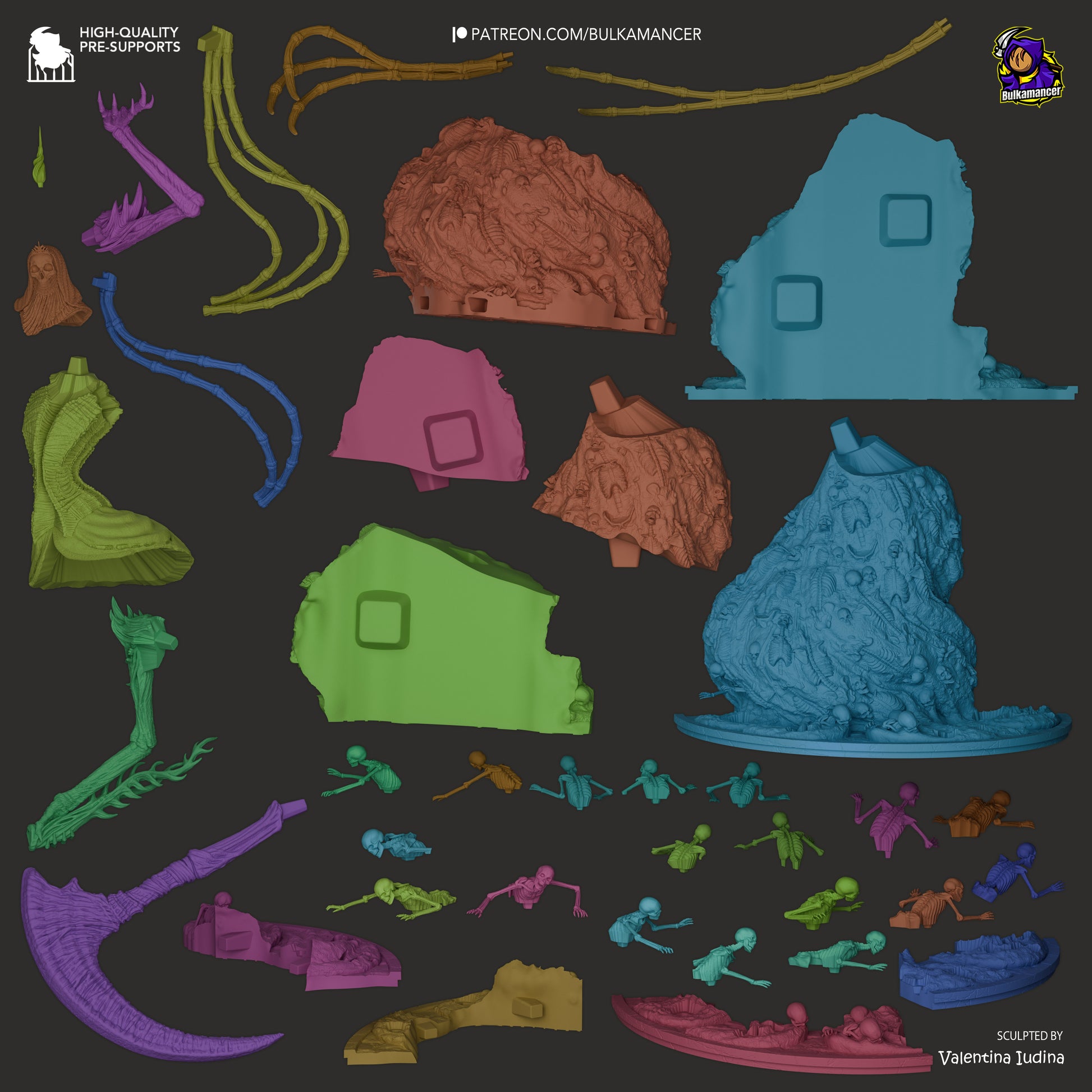 Queen of Want | Resin Garage Kit Figure | Bulkamancer Sculpts - Tattles Told 3D