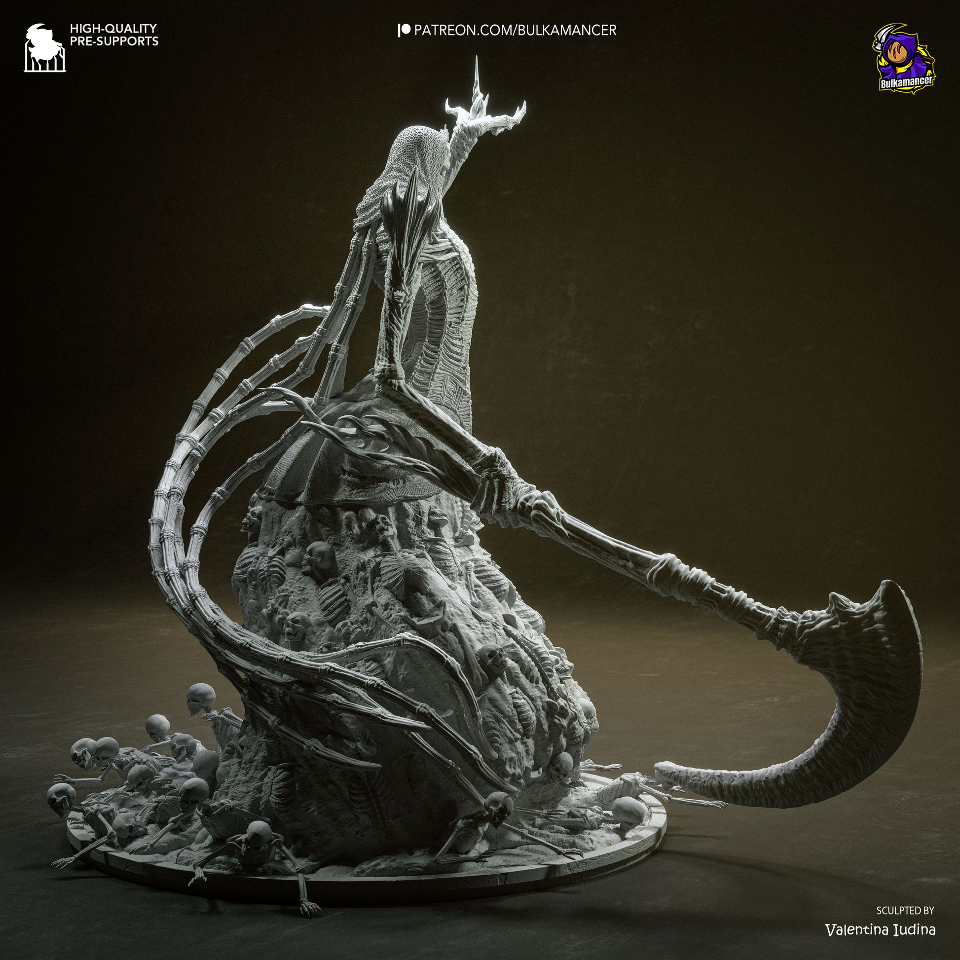 Queen of Want | Resin Garage Kit Figure | Bulkamancer Sculpts - Tattles Told 3D