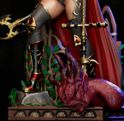 1:12 Battle Priestess | 3D Printed Resin Garage Kit Figure | CA 3D Studios