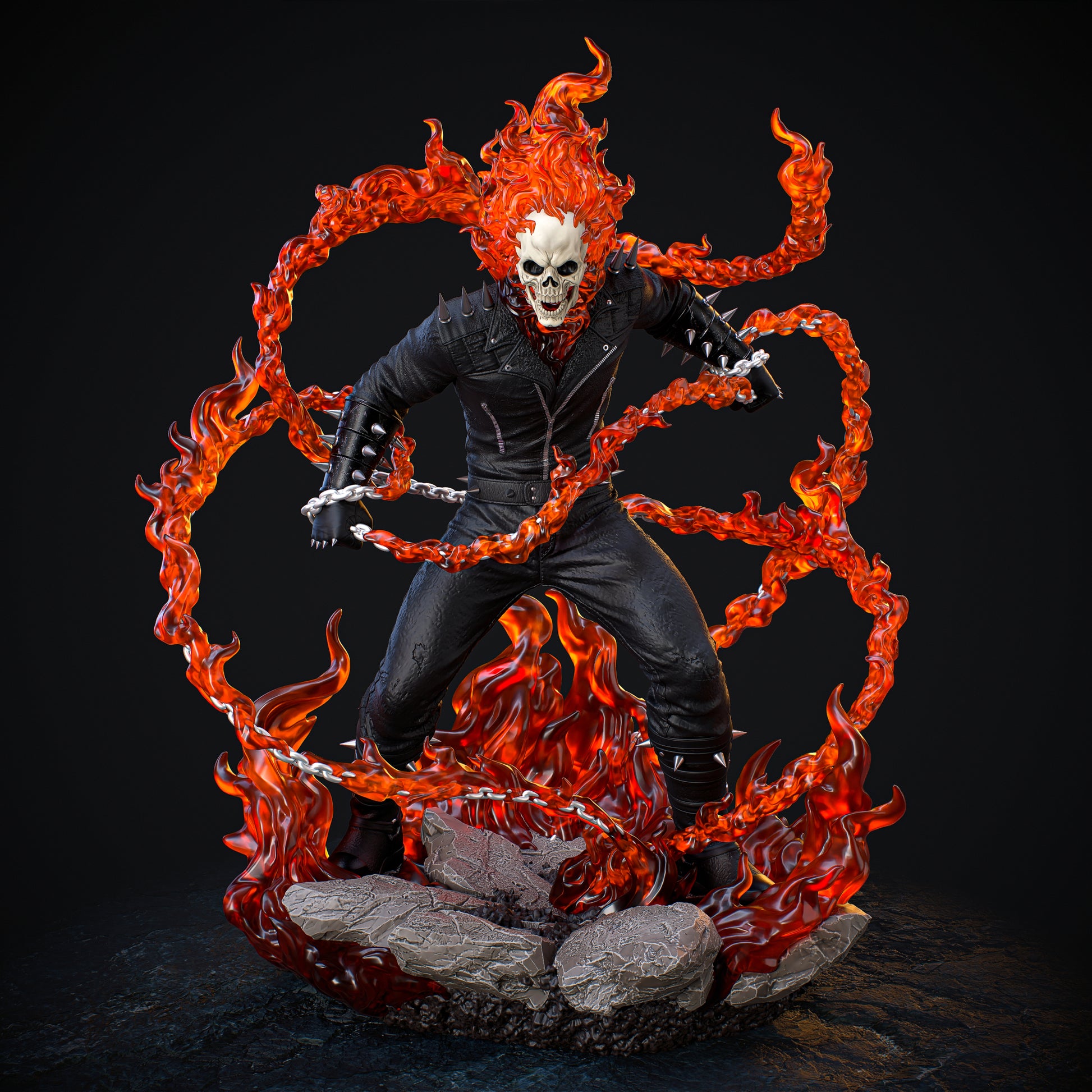 1:12 The Rider of Ruin | 3D Printed Resin Garage Kit Figure | CA 3D Studios