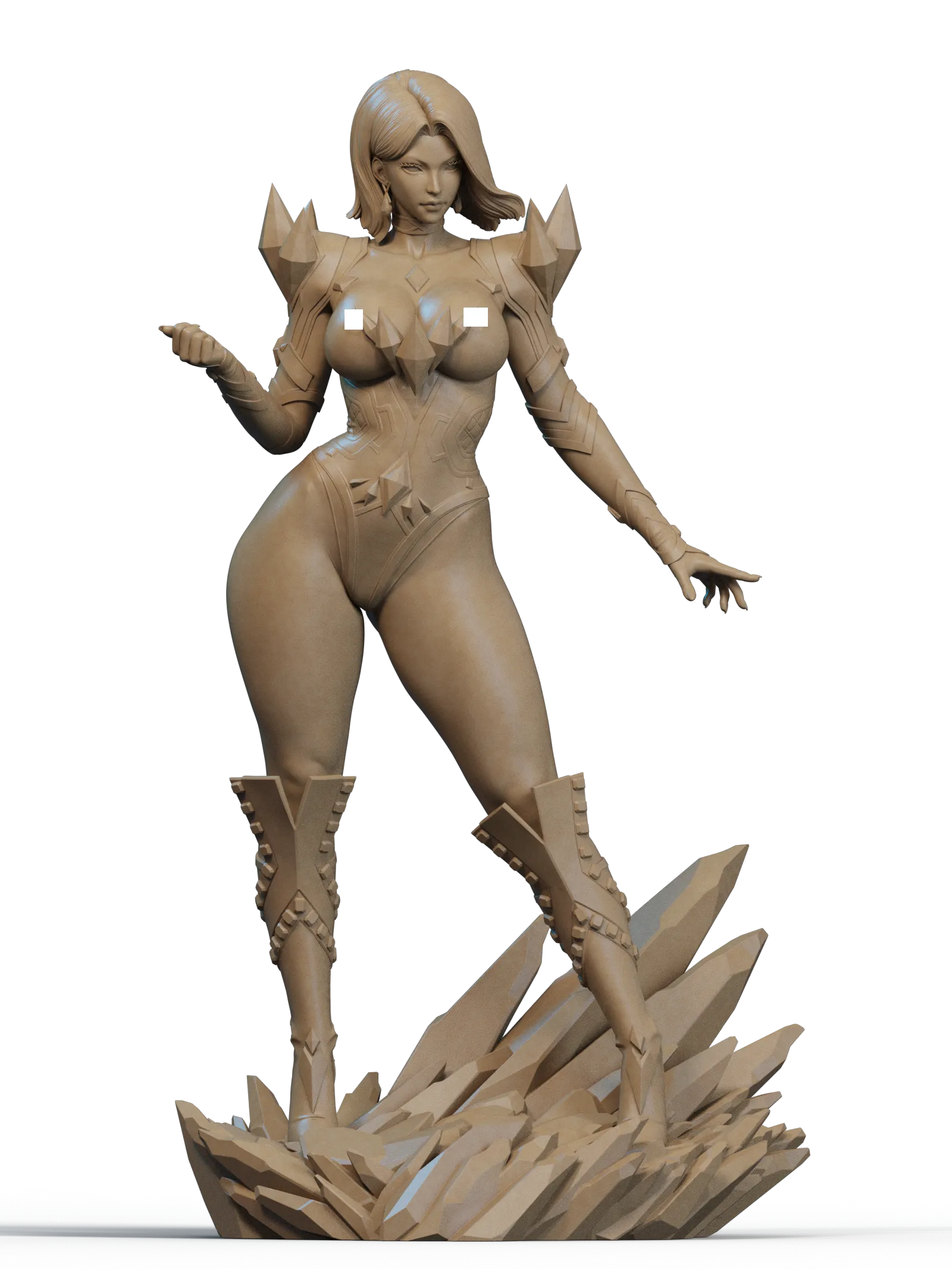 1:12 Diamond Diva | 3D Printed Resin Garage Kit Figure | CA 3D Studios