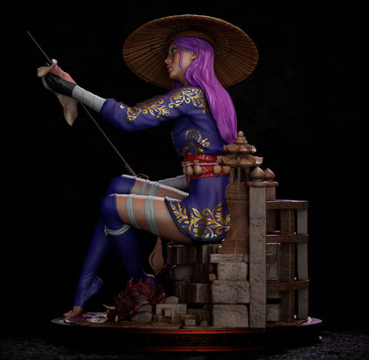 1:12 Psychic Assassin at Rest | 3D Printed Resin Garage Kit Figure | CA 3D Studios