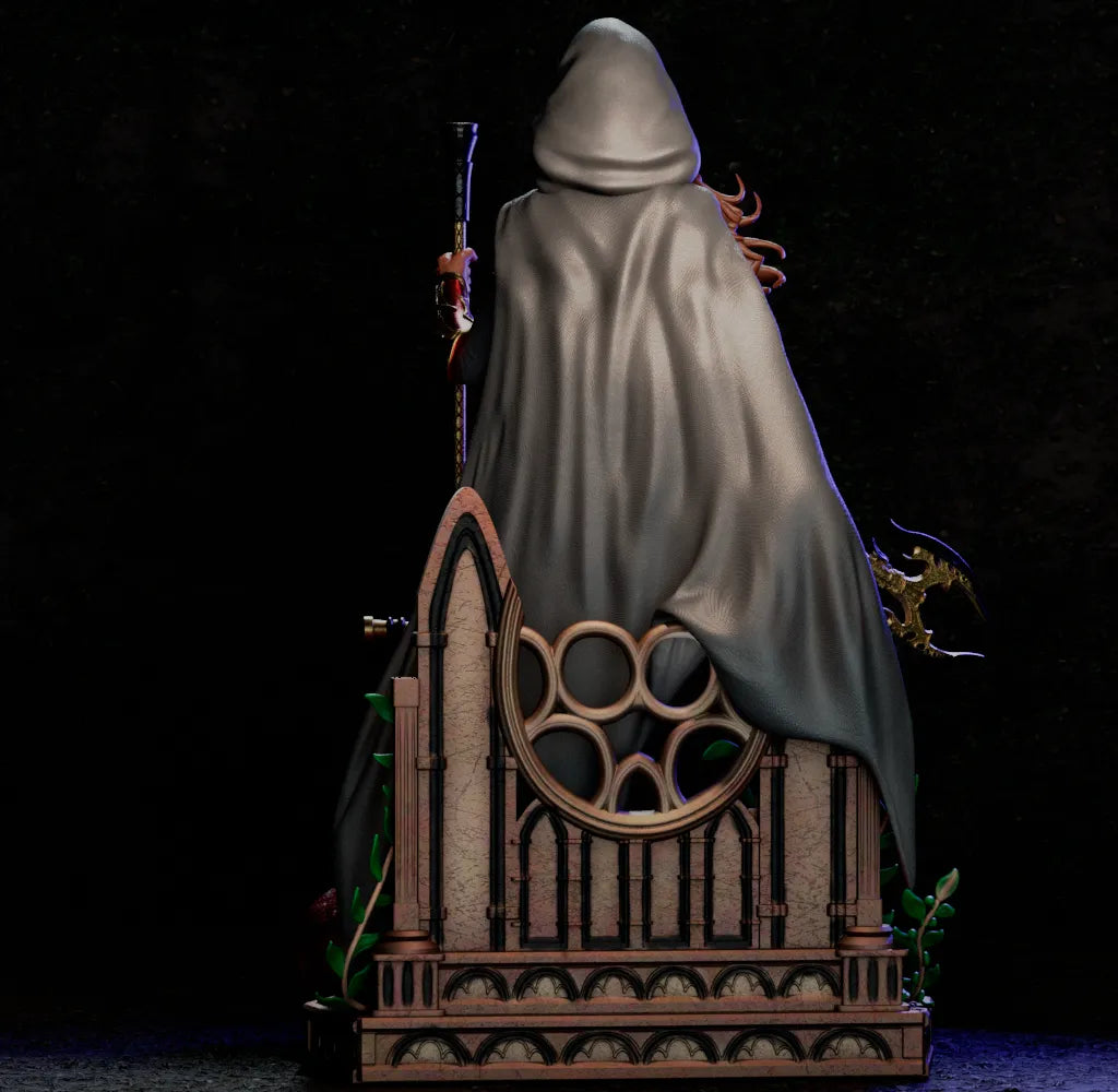 1:12 Battle Priestess | 3D Printed Resin Garage Kit Figure | CA 3D Studios