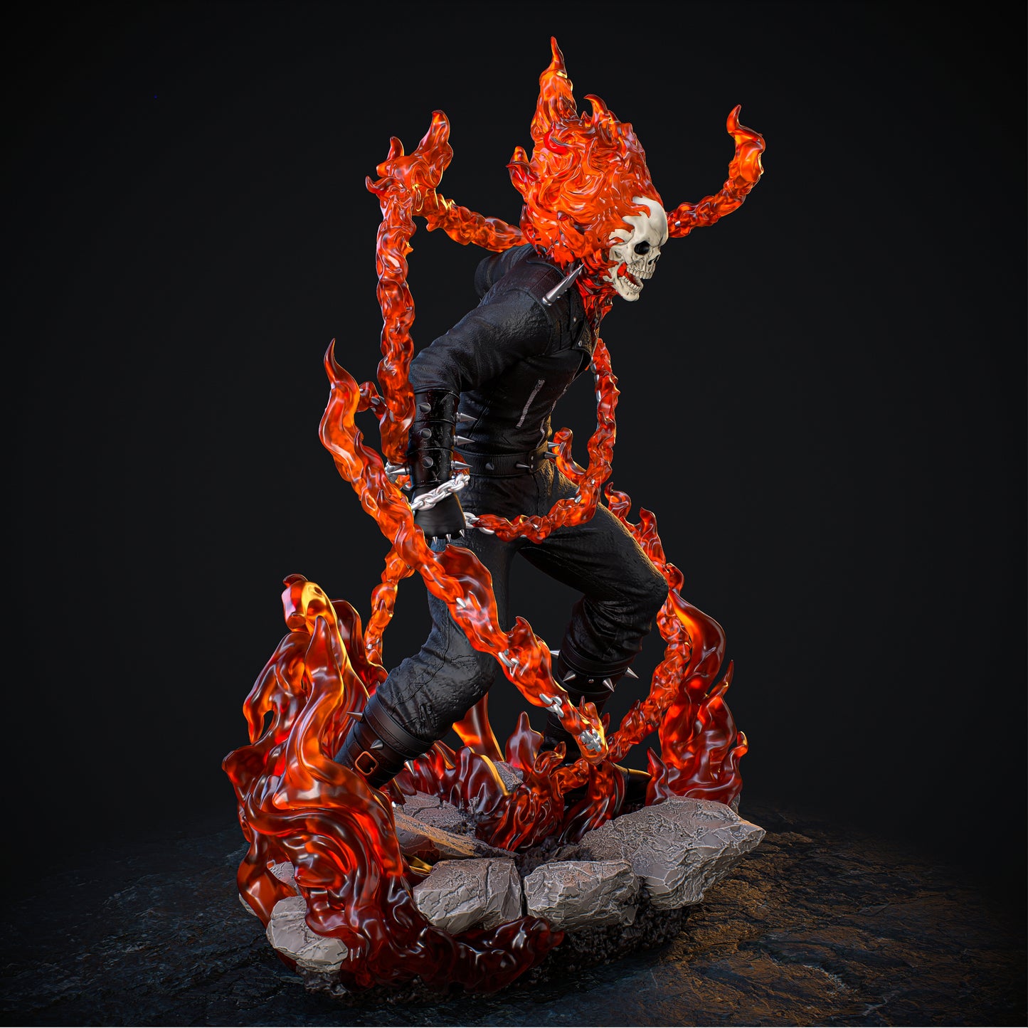 1:12 The Rider of Ruin | 3D Printed Resin Garage Kit Figure | CA 3D Studios