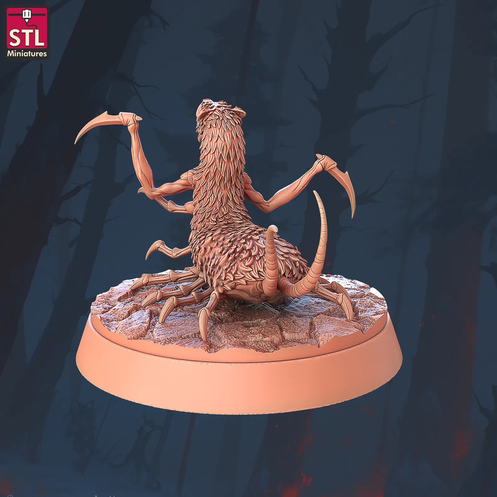 Amplipedes | Tabletop Scale | D&D TTRPG Miniature | STL Miniatures