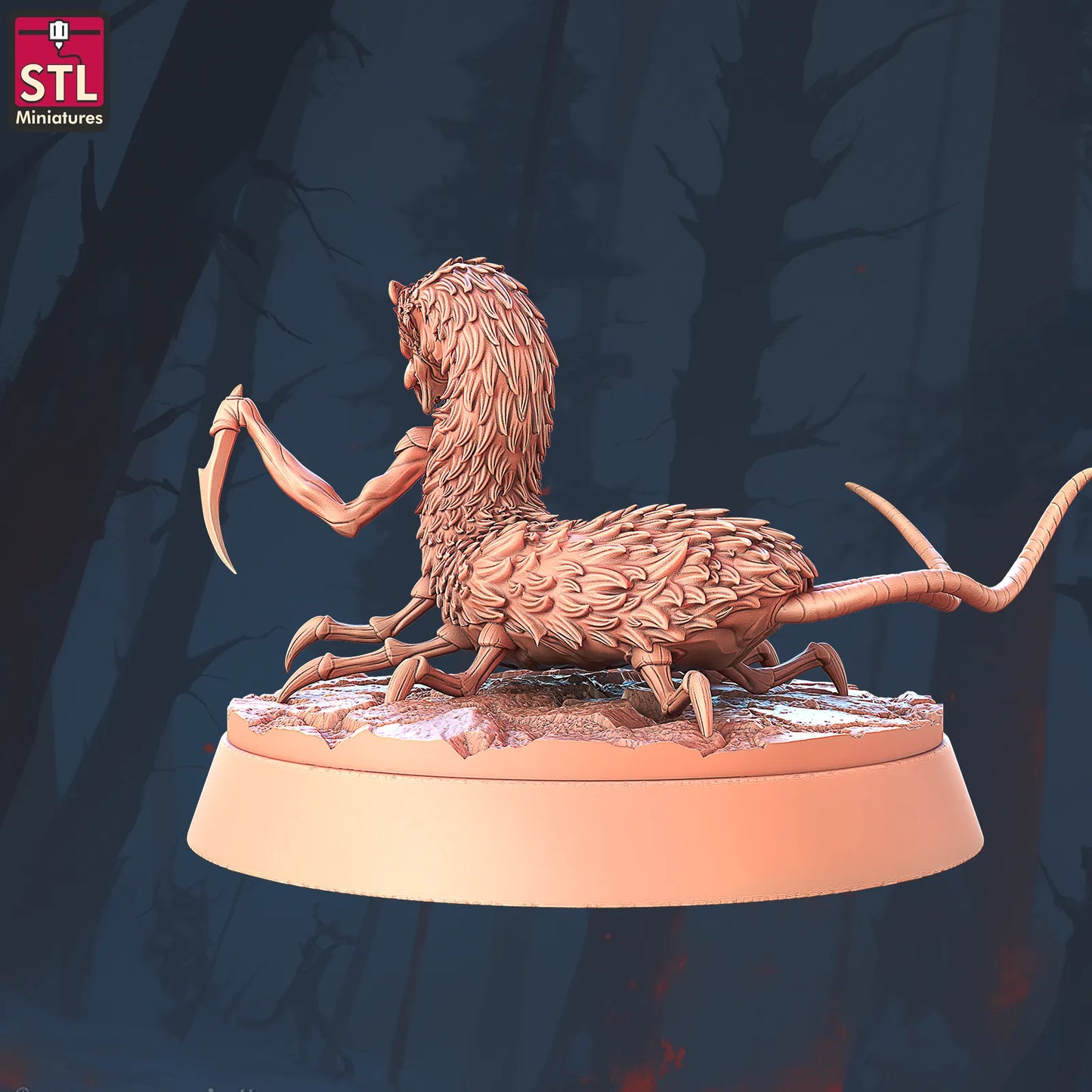 Amplipedes | Tabletop Scale | D&D TTRPG Miniature | STL Miniatures