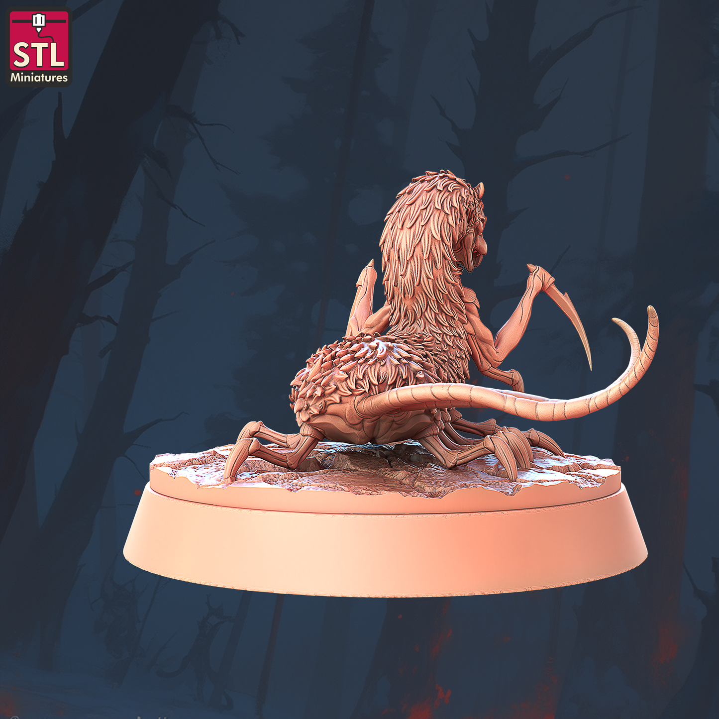 Amplipedes | Tabletop Scale | D&D TTRPG Miniature | STL Miniatures