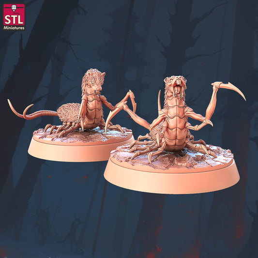 Amplipedes | Tabletop Scale | D&D TTRPG Miniature | STL Miniatures