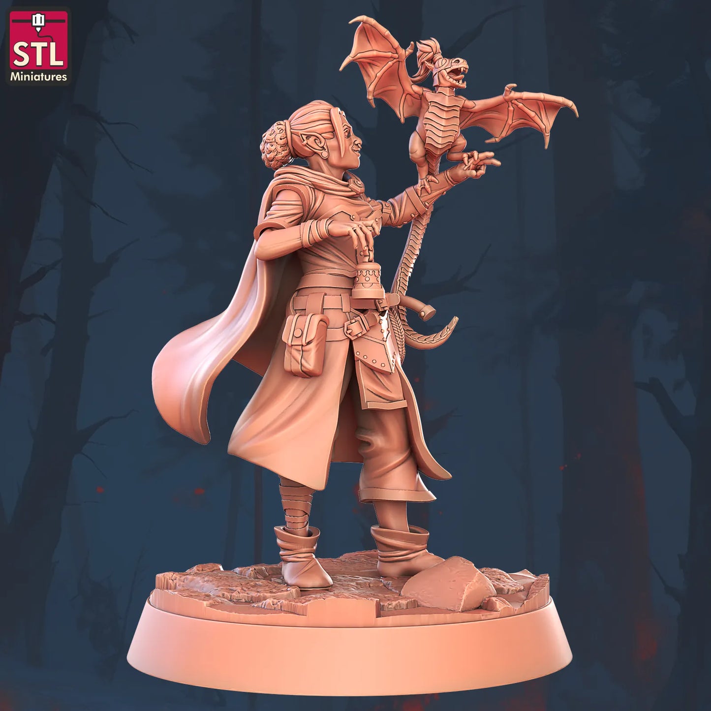 Animal Tamer NPC Set | Tabletop Scale | D&D TTRPG Miniature | STL Miniatures
