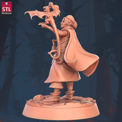 Animal Tamer NPC Set | Tabletop Scale | D&D TTRPG Miniature | STL Miniatures