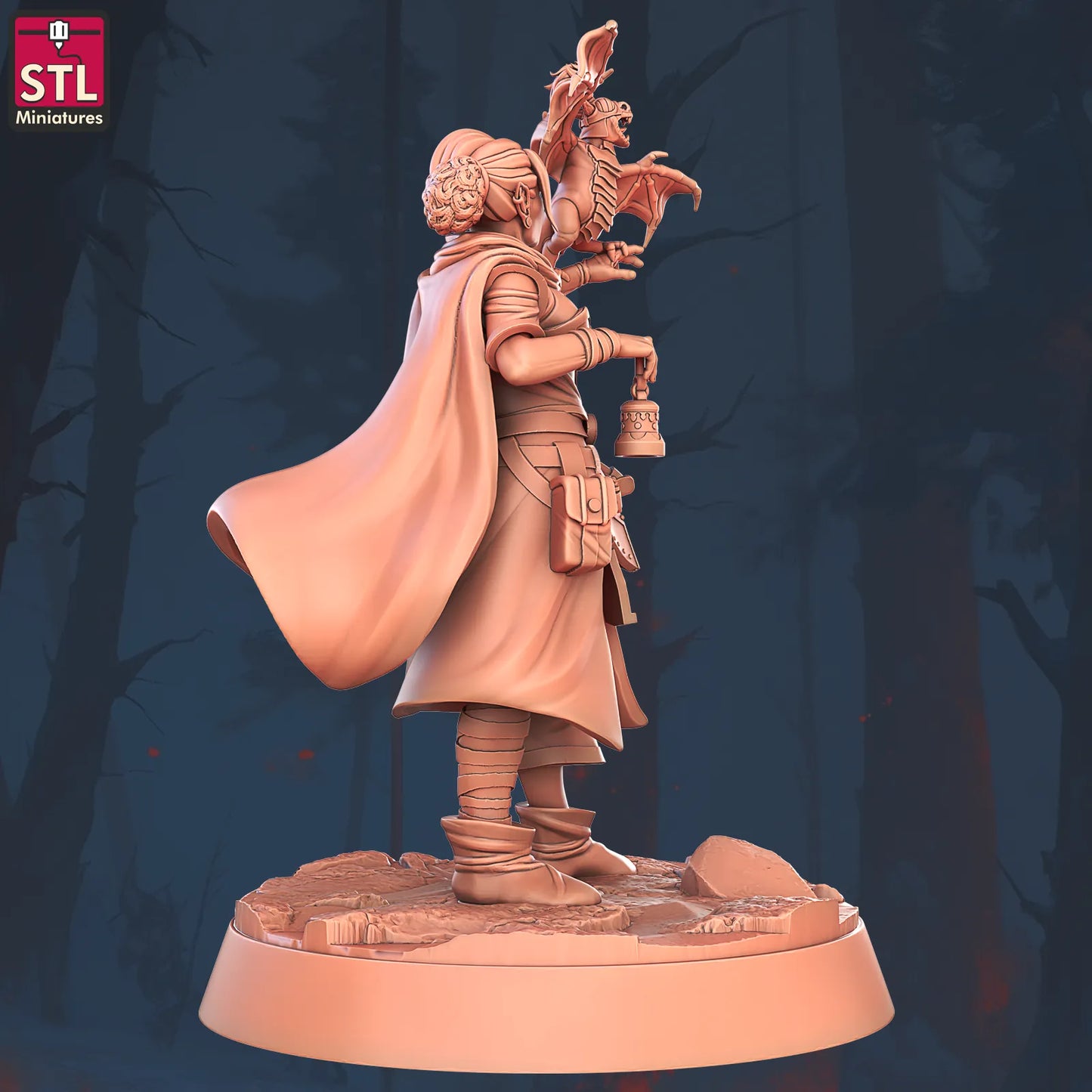 Animal Tamer NPC Set | Tabletop Scale | D&D TTRPG Miniature | STL Miniatures