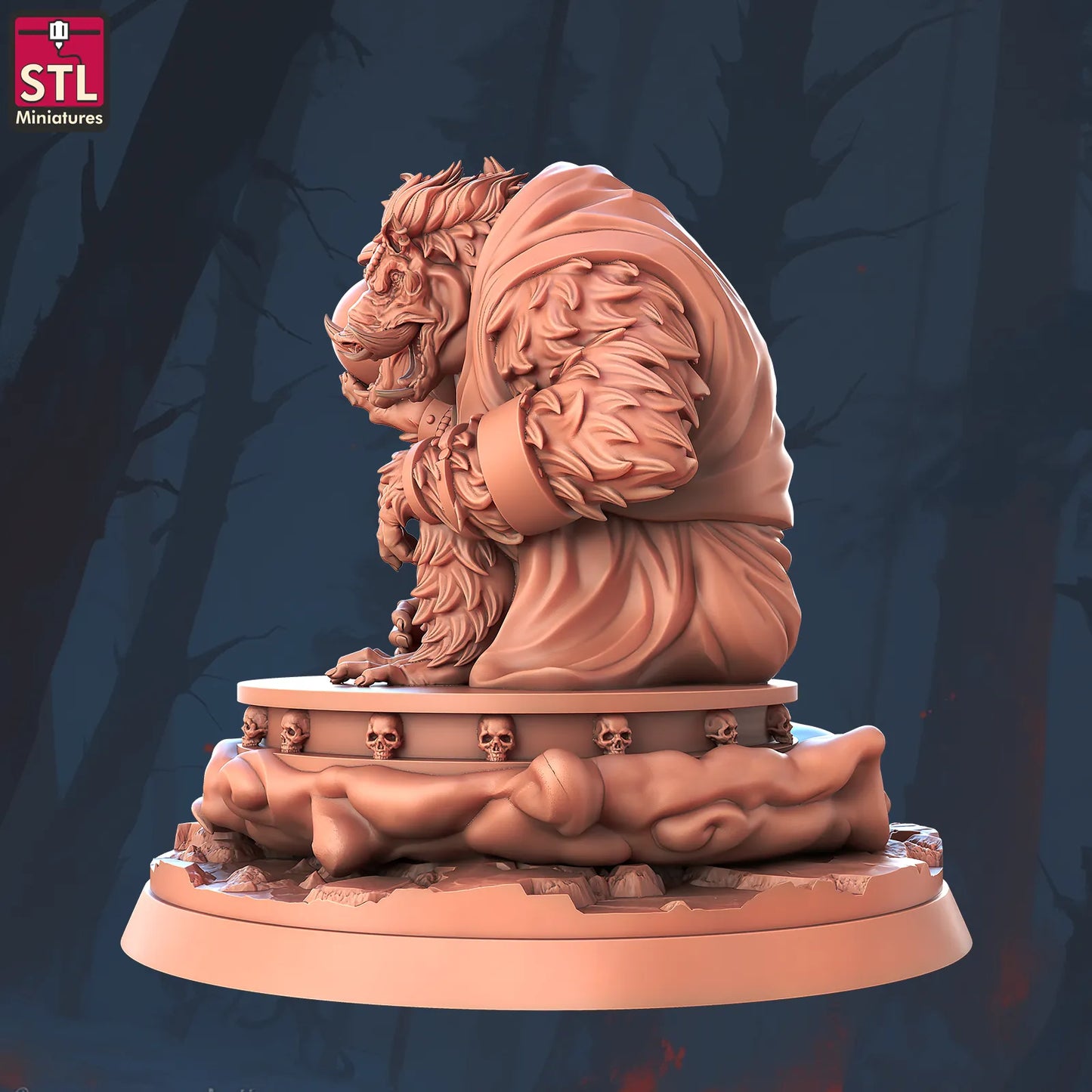 Ambronnax | Tabletop Scale | D&D TTRPG Miniature | STL Miniatures