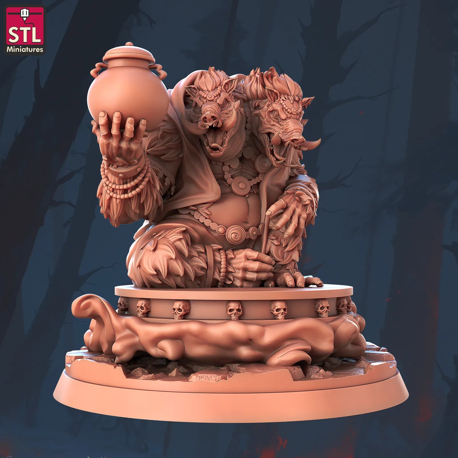 Ambronnax | Tabletop Scale | D&D TTRPG Miniature | STL Miniatures