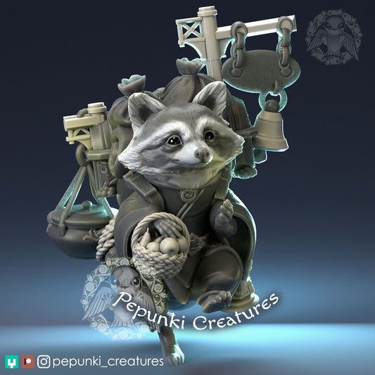 Raccoon Merchant | Pepunki Creatures