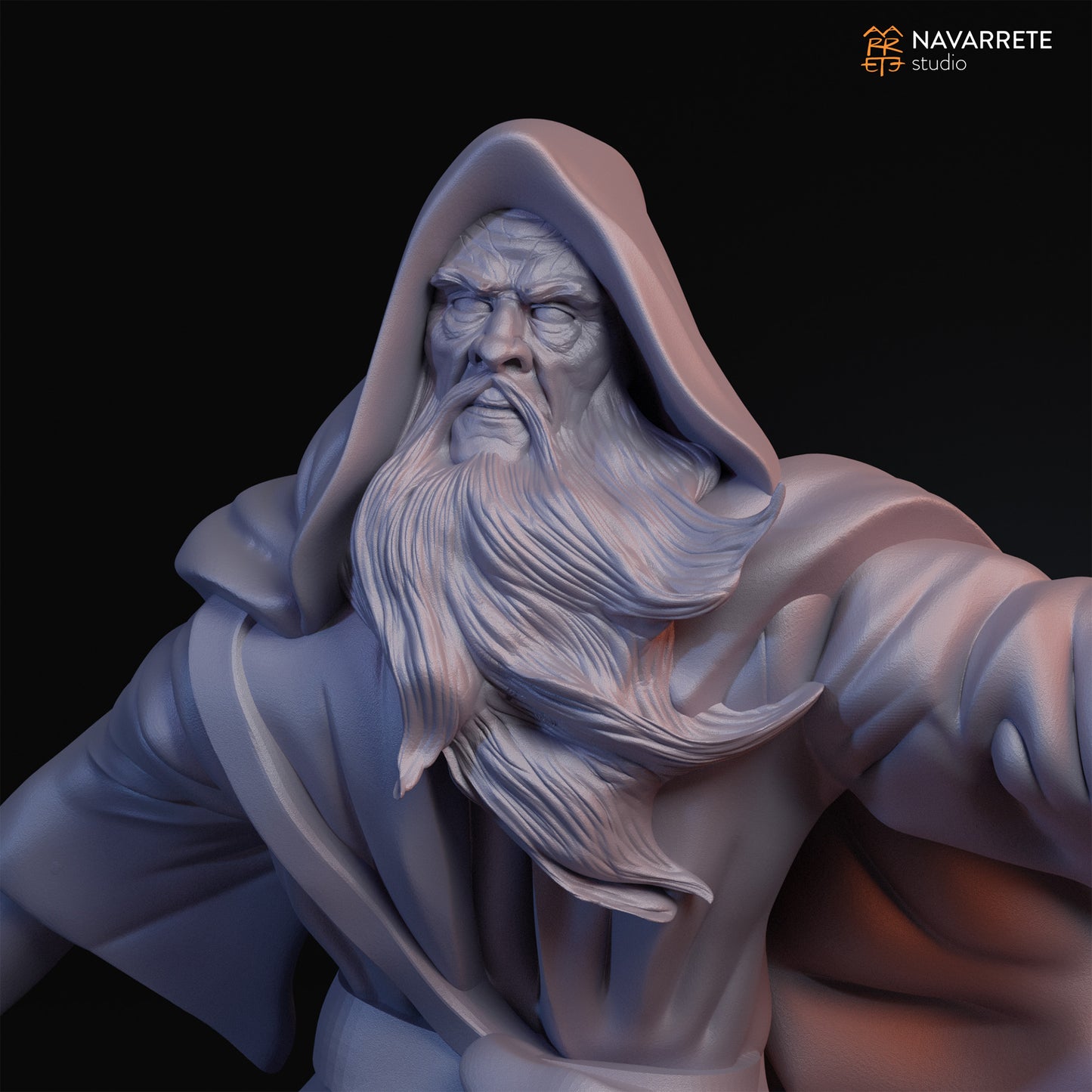 Radalion Wizard Giant Eagle tabletop gaming miniature by Tattles Told 3D, detailed figure with wings and mystical design.