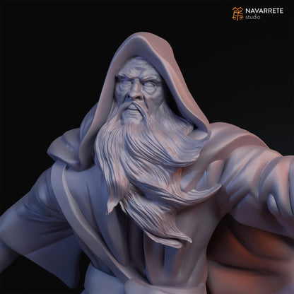 Radalion Wizard Giant Eagle tabletop gaming miniature by Tattles Told 3D, detailed figure with wings and mystical design.