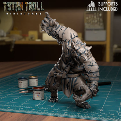 Ratmen, Ratfolk, Wererats | D&D TTRPG Mini | TytanTroll Miniatures