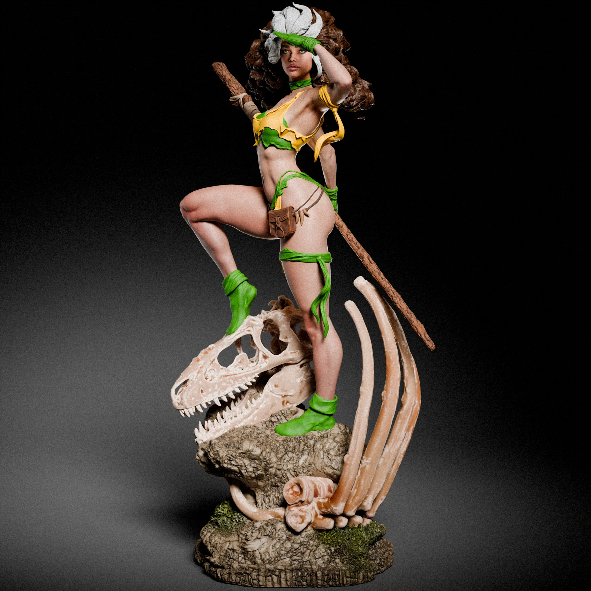 1:12 Savage Land Survivor | 3D Printed Resin Garage Kit Figure | CA 3D Studios