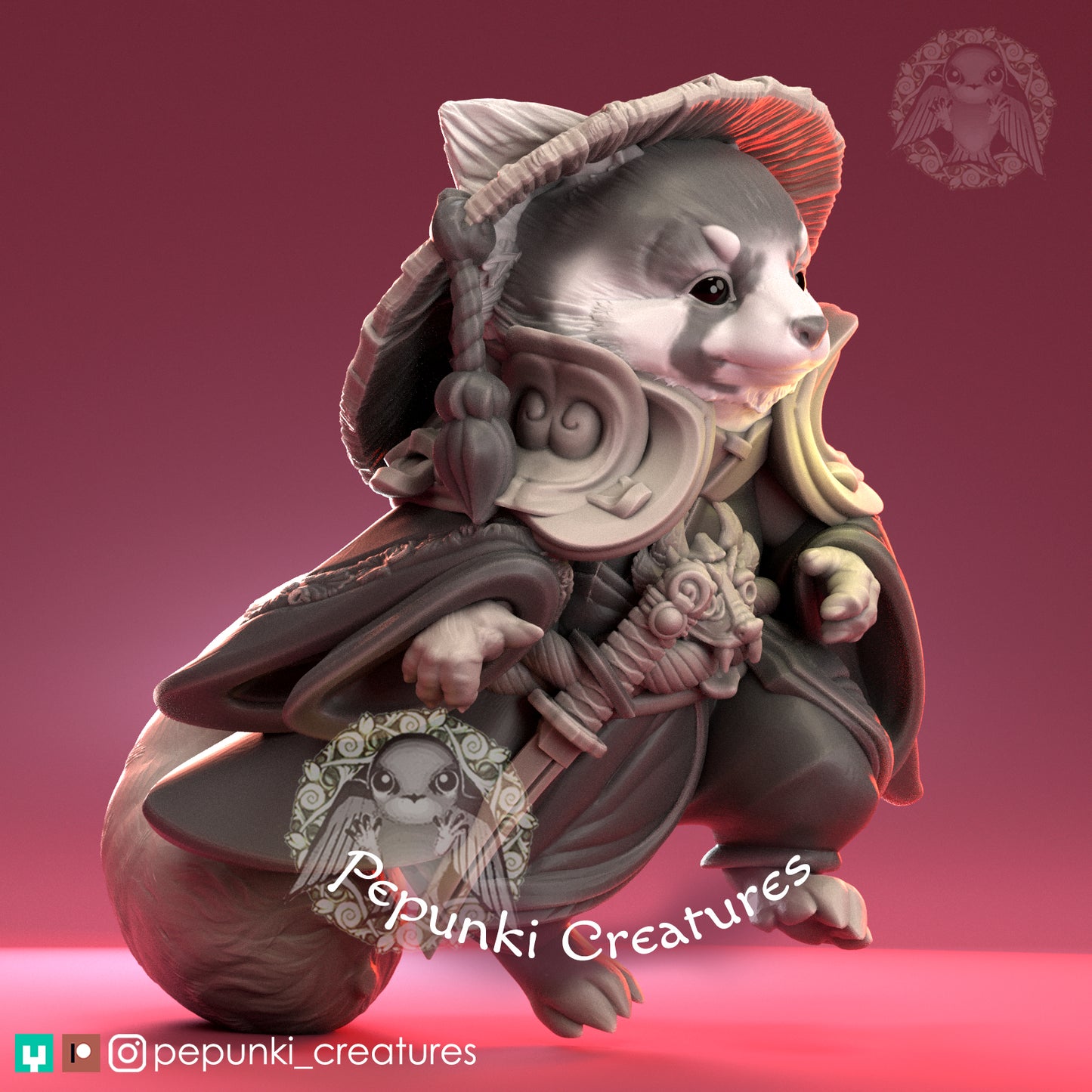 Red Panda Wanderer | Pepunki Creatures