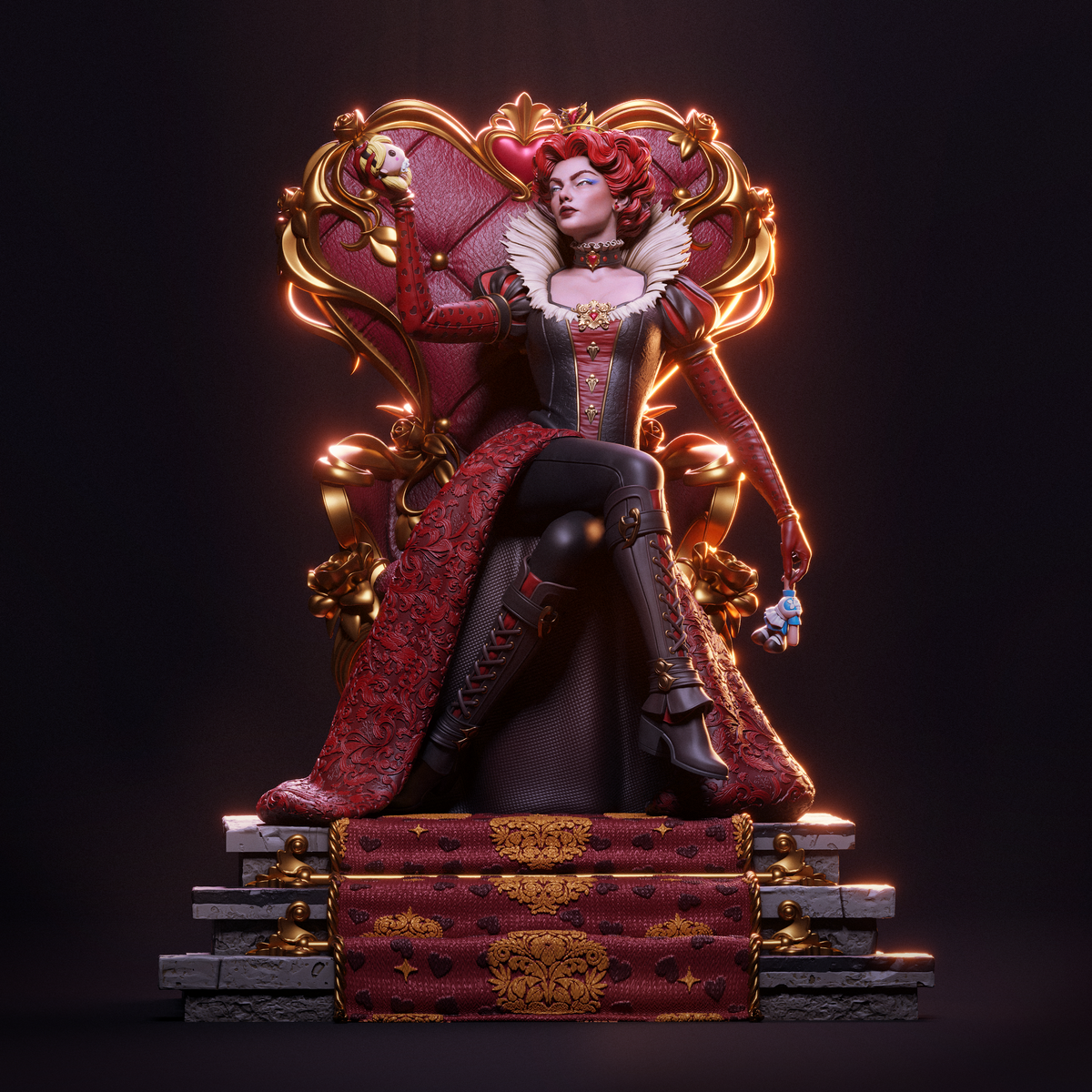 1:12 La Gran Matriarca del Inframundo | Figura en kit de resina impresa en 3D | CA 3D Studios