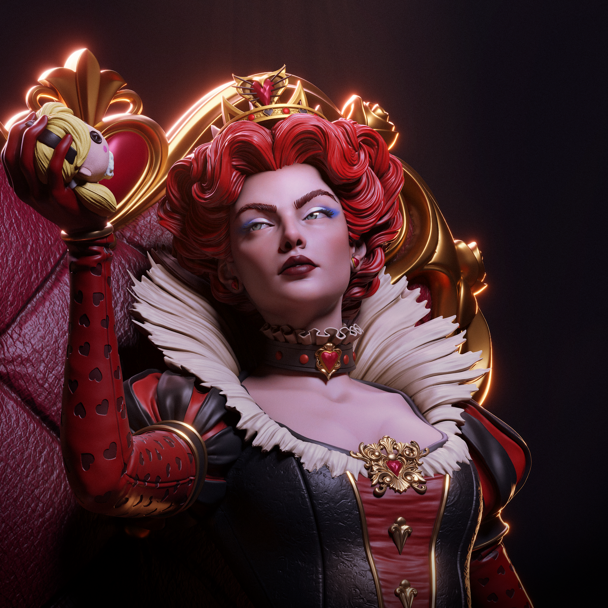 1:12 La Gran Matriarca del Inframundo | Figura en kit de resina impresa en 3D | CA 3D Studios