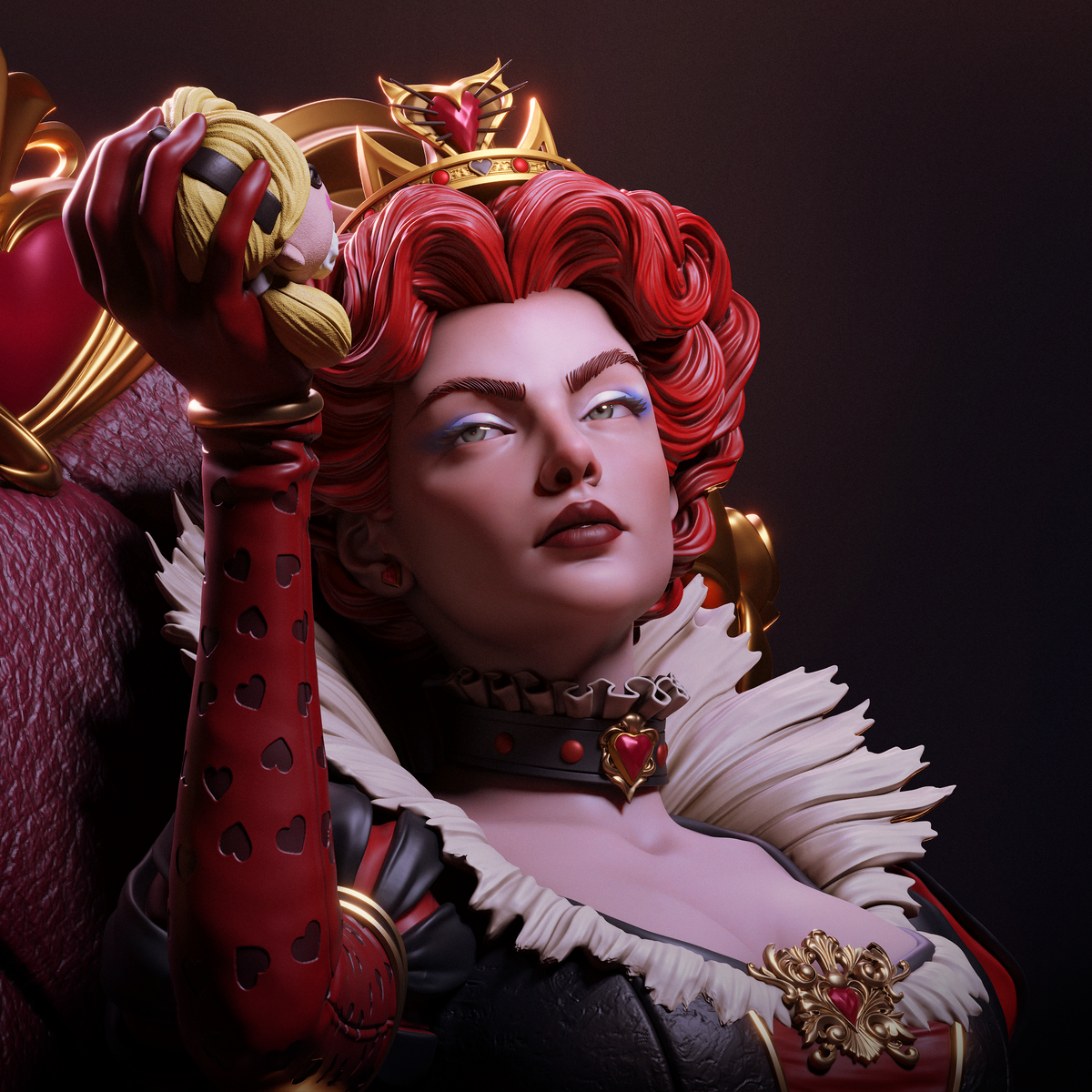 1:12 La Gran Matriarca del Inframundo | Figura en kit de resina impresa en 3D | CA 3D Studios