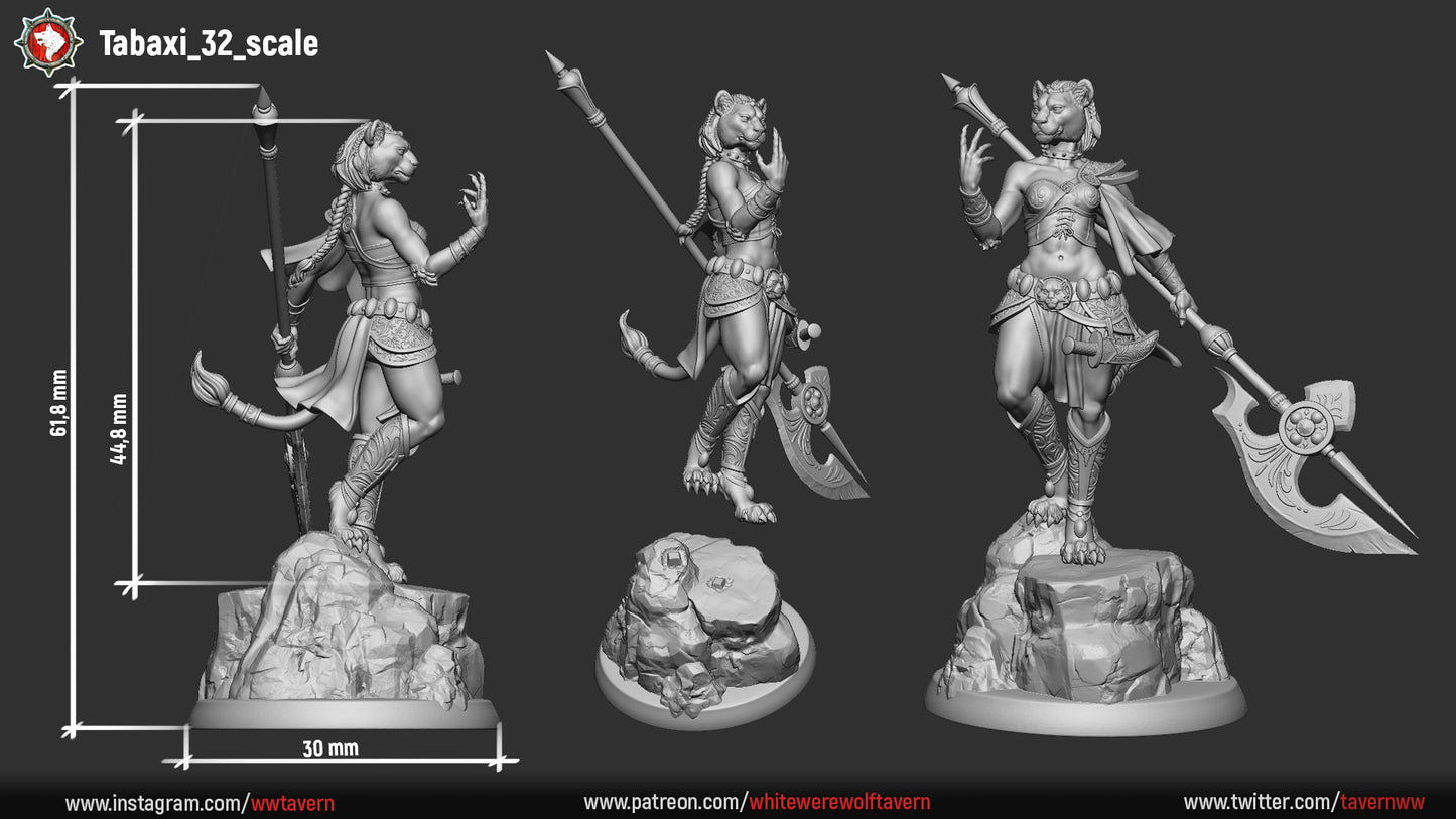 Dunes of Fire Collection | Gaming or Display Miniature | White Werewolf Tavern