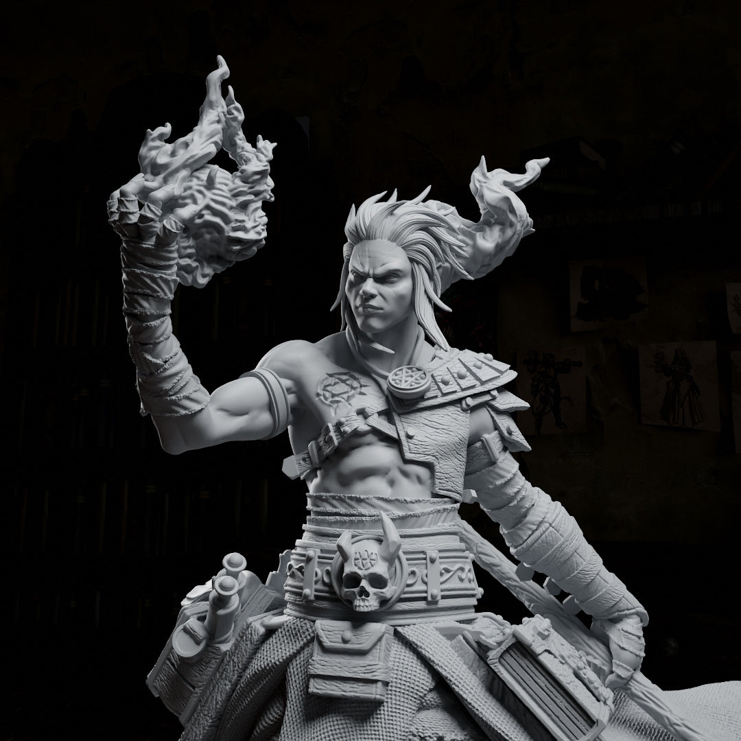 Azael Vatra, Hero | DnD Miniature Character | Cripta Studios - Tattles Told 3D