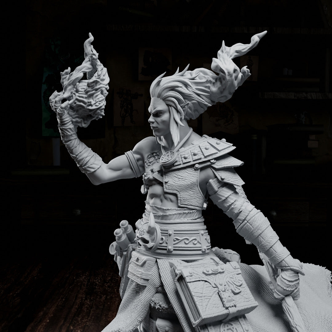 Azael Vatra, Hero | DnD Miniature Character | Cripta Studios - Tattles Told 3D