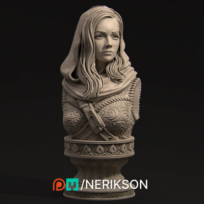 Artemisia the Unseen Blade | Garage Resin Kit Statue or Bust | D&D TTRPG Fantasy Miniature | Nerikson