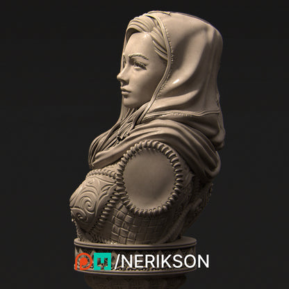 Artemisia the Unseen Blade | Garage Resin Kit Statue or Bust | D&D TTRPG Fantasy Miniature | Nerikson
